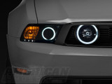 Fog Light Assembly - LED - Halo - Smoked