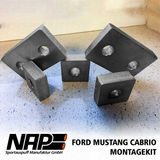 15-23 Ford Mustang (Convertible) Abgasanlage - NAP - Montagekit Klappenauspuffanlagen - Cabrio