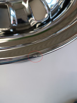 Wheel - Styled Steel - Stahl - 15x7 " - Chrome - Original GT / Mach 1 - Used