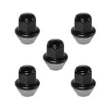15-24 Ford Mustang Set Radmuttern - 5-er Set - Schwarz