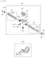 05-14 Ford Mustang Differentialquerstift - Ford OEM