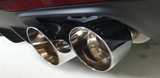 15-17 Ford Mustang GT (5.0) Schalldämpfer-Set - 4-Rohr Chrom Klappenauspuff mit TÜV