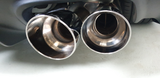 15-17 Ford Mustang GT (5.0) Schalldämpfer-Set - 4-Rohr Chrom Klappenauspuff mit TÜV
