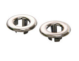 64-68 Ford Mustang Rosette für Türverschlussknopf - Chrom