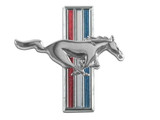 64-68 Ford Mustang Emblem Kotflügel - Tri-Bar Running Pony - Rechts Rechts