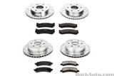 03-05 GMC Savana 2500 Verschleißteilset Bremse - 6 Löcher Vorne und hinten