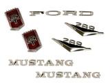 1965 Ford Mustang (Fastback/Hardtop) Emblem Set