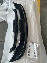 24-25 Ford Mustang (Coupe) Spoiler - GT500 Style mit Gurney Flap - Schwarz glanz Hinten