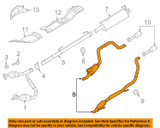 15-17 Ram 1500 (5.7) Schalldämpfer mit Abgasrohr Links