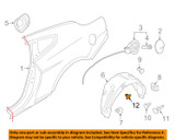 15-17 Ford Mustang Spreizniet Radhausschale - Set (52745496)
