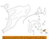 15-17 Ford Mustang Spreizniet Radhausschale - Set (52745495)