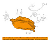 13-14 Ford Mustang Hauptscheinwerfer - ohne Leuchtmittel - Rechts Rechts