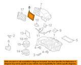05-09 Ford Mustang Halterung für Innenraumfilter