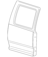 15-17 Ram 1500 (Crew Cab Pickup) Türgehäuse Hinten links