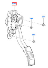 11-17 Ford Mustang Gaspedal