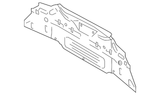 15-23 Ford Mustang Blech vor Kofferraumdeckel Innen