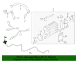 2013 Ford Mustang (3.7) Absaugventil für Aktivkohlefilter