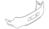 13-14 Ford Mustang GT (5.0) Stoßfänger Hinten
