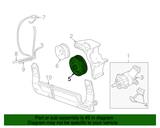 94-04 Ford Mustang Base (3.8) Riemenscheibe Servopumpe