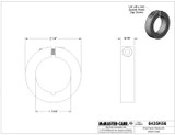 Clutch Release Bearing - Shaft collar - 9/16 "