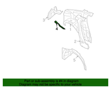 10-14 Ford Mustang Erweiterung Seitenwand hinten Hinten links