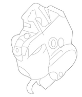 10-14 Ford Mustang Mischklappe der Heizung - Stellmotor - Lüftung