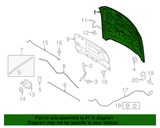 18-23 Ford Mustang (2.3, 5.0) Motorhaube