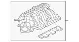 15-17 Ford Mustang (3.7) Ansaugspinneneinheit
