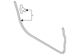 15-19 Ford Mustang (2.3, 5.0, 5.2) Türkantenschutz