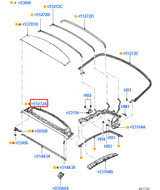 06-14 Ford Mustang Roof Bow