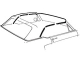 64-68 Ford Mustang (Convertible) Dichtung Cabrioverdeck