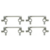 63-64 Chevrolet Corvette Universal Joint U-Bolt - Sicherungsblech - Set Hinterachse