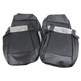 1961 Chevrolet Corvette Base Sitzbezüge - Leder - Schwarz