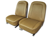 1964 Chevrolet Corvette Base Sitzbezüge - Leder - Saddle