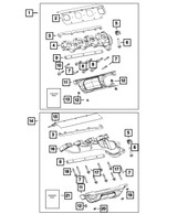 19-23 Ram 1500 Abgaskrümmer Rechts