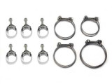 67-70 Ford Mustang (390, 427, 428, 429) Schlauchschelle - Set - "Band Style"