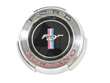 1965 Ford Mustang Tankdeckel - Chrom/Schwarz - Tri-Bar Pony