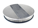 64-73 Ford Mustang Luftfilter komplett - Rund - Aluminium