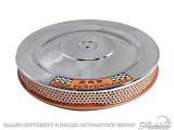 64-73 Ford Mustang Luftfilter komplett - Rund - Chrom - 289
