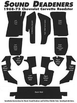 68-75 Chevrolet Corvette (Convertible) Geräuschisolierung