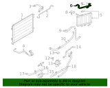 20-22 Ford Mustang Shelby GT500 (5.2) Kühlerbefestigung Oben