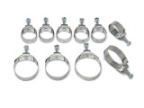 67-68 Ford Mustang (200) Schlauchschelle - Set - Eingestanztes Datum 4/66