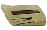 69-82 Chevrolet Corvette Türinnenverkleidung - Light Saddle -Deluxe - Links