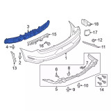 20-21 Ford Mustang Shelby GT500 (5.2) Pralldämpfer Hinten