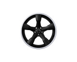 15-25 Ford Mustang Felge - Shelby CS11 - Aluminium - 11x20 Zoll - Schwarz Hinten - Beschädigt