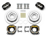 64-73 Ford Mustang Umrüstsatz Bremsanlage - Wilwood - Hinten - 11 " - Big Bearing - Glatt - Schwarz