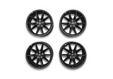 24-26 Ford Mustang Felgensatz - VA 9.5x19 - HA 10x19 - Schwarz