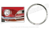 67-70 Ford Mustang Befestigungsring Hauptscheinwerfer - Chrom