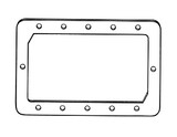 67-68 Ford Mustang Dichtung Rücklicht (38005996)