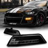 15-17 Ford Mustang Blinker - mit Tagfahrlicht - Sequenziell - Smoked Vorne